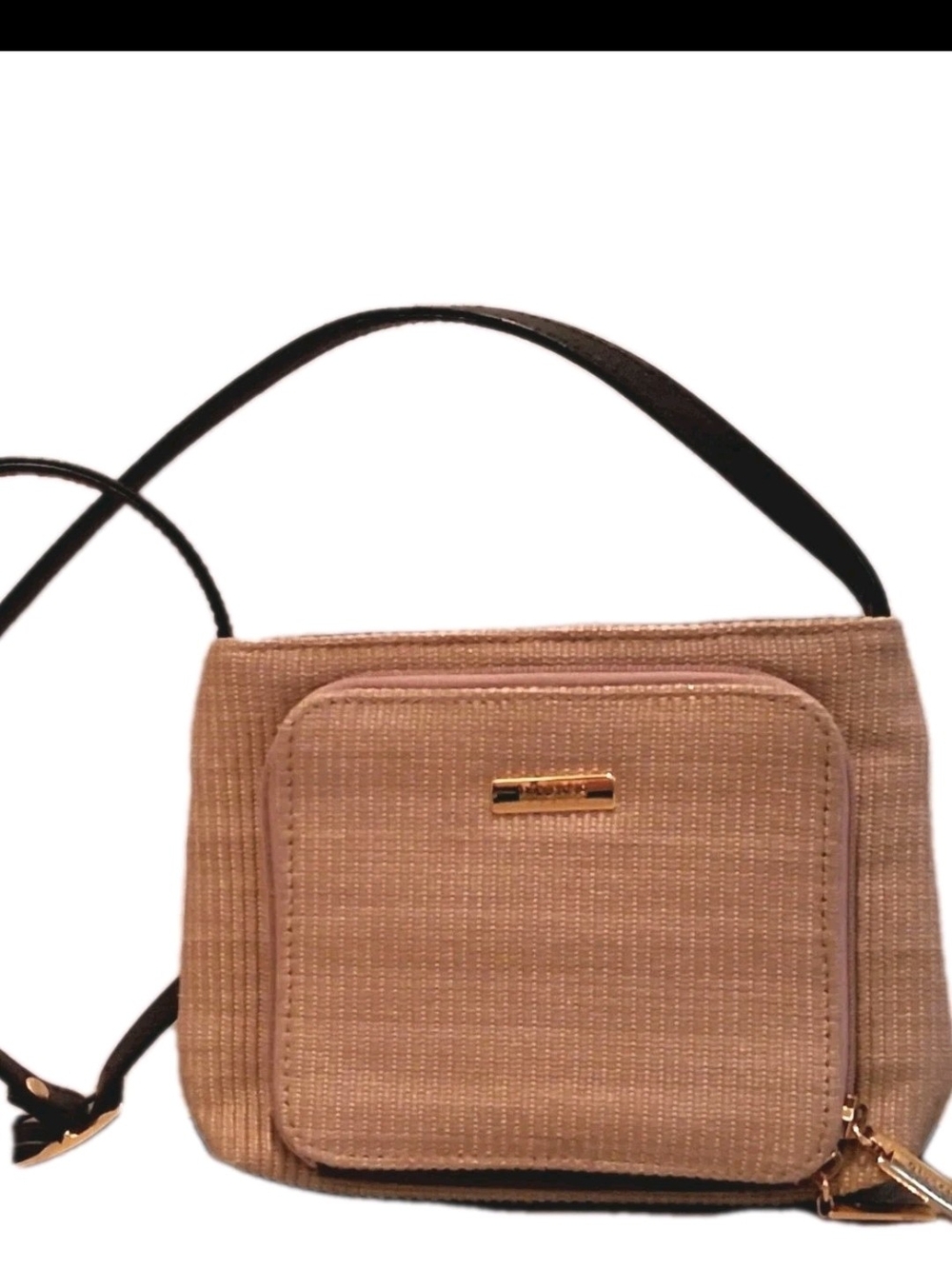 Diverso Italy Mini Crossbody Bag – Textured Beige | Vintage Minimalist